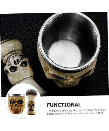 Coheali Men's Shaving Set - Razor Cup Cream Foam Shell Brush & Bowl - Perfect Gift for Him - Buy Online on GoSupps.com