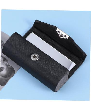 minkissy Travel Lipstick Organizer Makeup Lipstick Holder Case with Mirror Black Storage for Lipsticks M Black - Buy Online on GoSupps.com