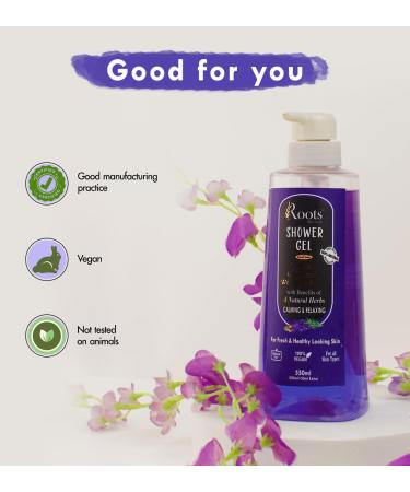 Buy Lavender Body Wash - Natural Gel Shower Gel for All Skin Types | 550ml - Paraben & Silicone Free - Buy Online on GoSupps.com