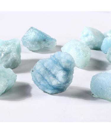 Large Aquamarine Raw Crystals 1.25-2.0 | Natural Healing Stones for Tumbling, Cabbing, Decoration | Wicca & Reiki - Buy Online on GoSupps.com