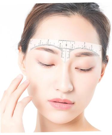 NOLITOY 3 rolls Measuring Ruler Stencil Auxiliary White Woman Brow Scale Practical Measurer Eyebrow Measure 6x4.5cmx3pcs Whitex3pcs - Buy Online on GoSupps.com