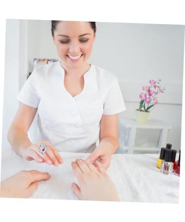 2pcs Adjustable Nail Art Palette Ring - Nail Polish Holder & Color Tray for Perfect Nail Art - Buy Online on GoSupps.com