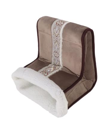 PSPSOP Heated foot warmer removable inner lining 110-240 V EU plug Electric is heating pillows 5-step thermostat for use in the office (tip a)