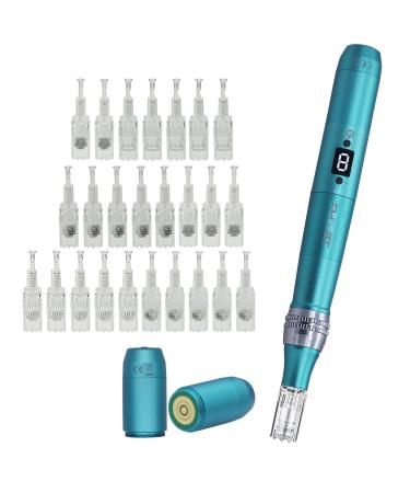 TBPHP P20RL Electric Derma pen with LCD screen 8 speed levels Derma pen including 25 needle heads adjustable - Buy Online on GoSupps.com