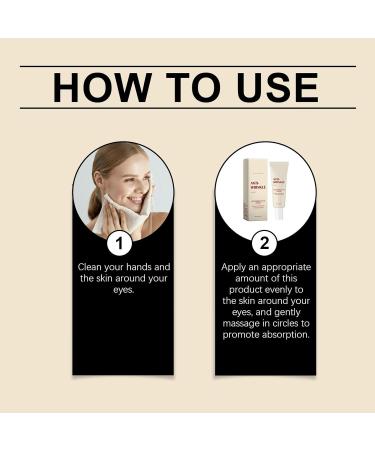 Wrinkle Reducing Eye Cream Eye Cream AntiAging Dark Circles and Wrinkles Firming Hydration for and All Skin Types Reduces Eye Bags Soothing 24 Hour Moisture Makeup Base Cream 30 g - Buy Online on GoSupps.com