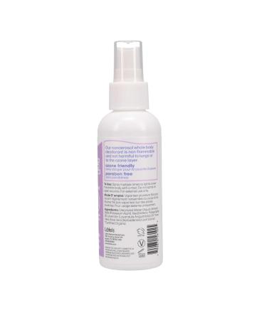 Lafe's Natural Deodorant | 4 Ounce Whole Body Non-Aerosol Deodorant Spray | Aluminum Paraben & Baking Soda Free | Pure Lavender - Buy Online on GoSupps.com