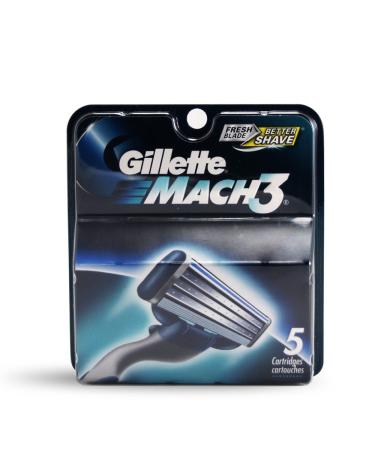 Gillette MACH3 Shaving Cartridges (4 Cartridges)
