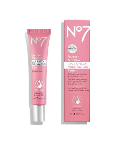 Face & Neck Restore & Renew Multi Action Serum by No#7 30ML