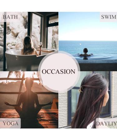 Brinie Blue Large Square Hair Claw Clips - Pack of 2 | Non Slip Hair Clamps for Women and Girls - Buy Online on GoSupps.com