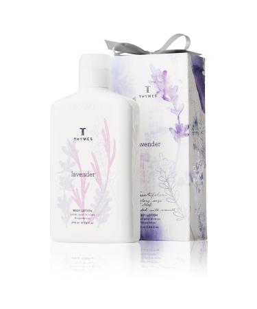 Thymes - Lavender Body Lotion - Relaxing Lavender Scent with Moisturizing Shea Butter and Vitamin E - 9.25 oz