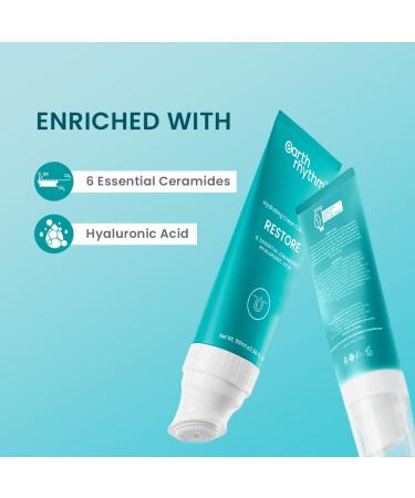 Hydrating Cream Cleanser - 6 Essential Ceramides & Hyaluronic Acid - 3.3 Fl Oz (100 ml) | International Shipping Available - Buy Online on GoSupps.com