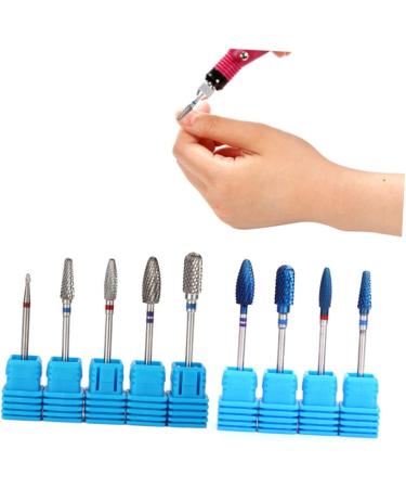minkissy Nail Grinding Head Nail Drill Bits Manicure Drill Bits Drill Set Grinding Head Nail Drill Bits Set Manicure Drill Bits Set - Buy Online on GoSupps.com