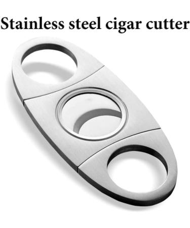 Cigar Boxs Humidors Delicate Compact and Portable Cigars Case Ceinterior Cigar Box Leather Exterior Cigar Humidor with Cigar Cutter Portable - Buy Online on GoSupps.com
