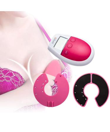 WJQSD electrical breast enlargement massage device electrical breast massage device lift bust up anti-sagging anti-hyperplasia of breast gland breast massage device heating 5 massage modi
