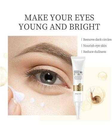 Cefoney Snail Eye Cream | Moisturizing Serum for Dark Circles Wrinkles & Fine Lines | Natural Snail Extract for Under-Eye Puffiness & Renewal - Buy Online on GoSupps.com