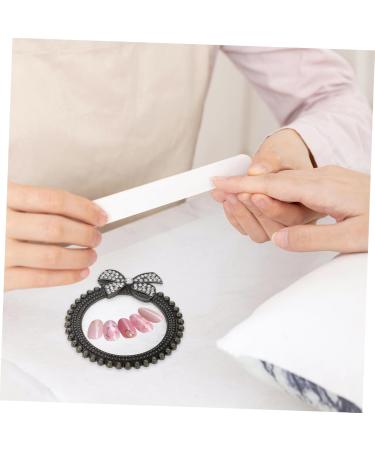 CLISPEED Palette de M lange Vintage Noeud avec Bord Noir Blanc Palette de Peinture pour Nail Art Plaque Pigments pour Manucure Accessoires pour Amateurs de Nail Art Pr sentation - Buy Online on GoSupps.com