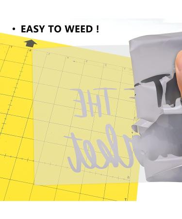RENLITONG Grey HTV Iron on Vinyl 12 x 10ft Roll for T-Shirts - Easy Weed & Cut Heat Transfer Vinyl - Buy Online on GoSupps.com