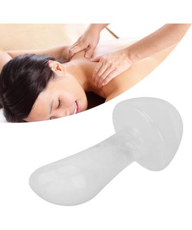 Gua Sha Massage Stones with Mushrooms Skin Care Blood Circulation Professional Mushroom Shoulder Massager for Women (White) - Buy Online on GoSupps.com