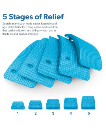 Blue Back Pain Relief Diet Book & Lumbar Stretcher for Spine Alignment | Dr. Sinett s Guide to Back Pain Relief - Buy Online on GoSupps.com