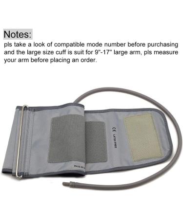 Lotfancy Large Cuff Replacement for Omron Blood Pressure Monitor - 11-17 inch Cuff Size with D Ring - Compatible with BP710, BP742, HEM-432C, HEM-711AC, HEM-712C - Buy Online on GoSupps.com