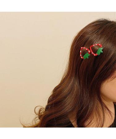 15 Pcs Girls Hair Clips Cute Fruit Design Metal Snap Barrettes Hairpin Hair Accessories for Toddlers Kids Girls - Buy Online on GoSupps.com