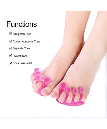 Rosa Silicone Toe Separator & Valgus Stretchers | Hammer Toe & Bunion Correction for Men & Women - International Shipping - Buy Online on GoSupps.com