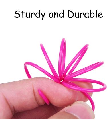 YUAAO 40 Pack Cat Spring Toys - Durable Plastic Coils for Active Indoor Play - Colorful Spirals for Cats & Kittens - Multicolor 40Pack - Buy Online on GoSupps.com