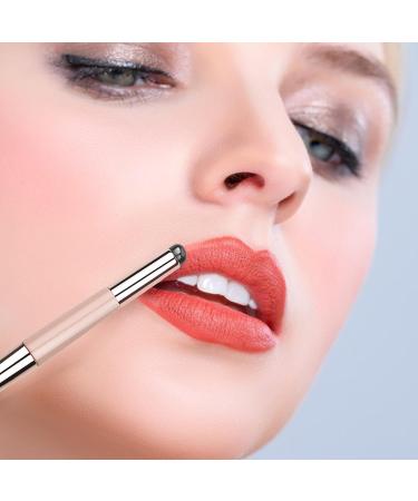 Silicone Makeup Brush | Portable Round Head Lip Oil Brush - Soft Round Makeup Applicator Lipstick Gloss Brush Tool Multi-purpose Makeup Accessories for Daily and Travel Pink - Buy Online on GoSupps.com