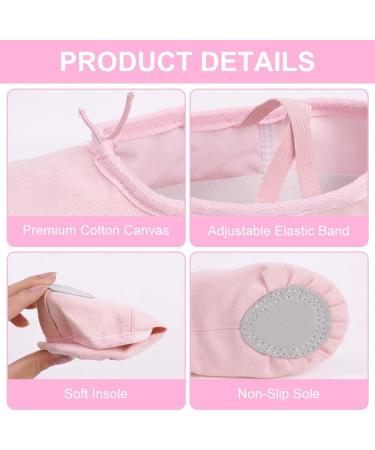 Flintronic Ballet Shoes for Girls & Women - Leather Sole Dance Gymnastics & Yoga Shoes in Far Pink (20 EU & 30 EU) - Buy Online on GoSupps.com