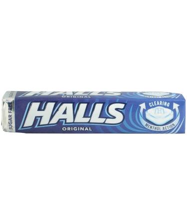 Halls Original Menthol Action Sugar Free 32g X10 Pack