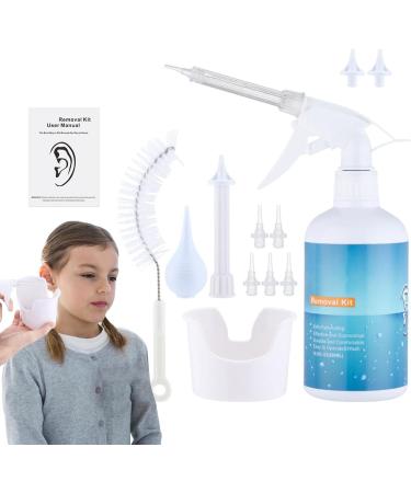 Qmisify Ear Wax Remover Kit | Gentle Water Ear Cleaner for Safe & Easy Ear Cleaning - Eardrum Protection & Wax Removal Tool - Buy Online on GoSupps.com