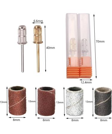 Belvanr Sanding Bits for Nail Cutter 402 Pieces Sanding Caps Sanding Belts with Nail Drill Bits Sanding Sleeve Set Sanding Caps Drill Sanding Bands Sanding Sleeves Nail for Manicure Nail Care - Buy Online on GoSupps.com