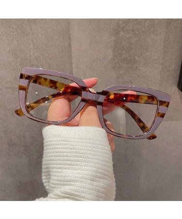 Buy Blue Light Blocking Cat Eye Glasses | Anti-UV Gaming Specs for Men & Women - Purple Fashion Eyewear - Buy Online on GoSupps.com