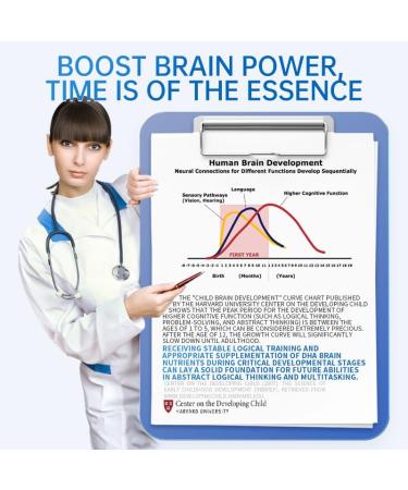 NAIK United States DHA algal Oil nervonic Acid phosphatidylserine tonifies Brain Improves Memory Omega-3 Brain Gold Student Teen Adult high School Student Child Study exam - Buy Online on GoSupps.com