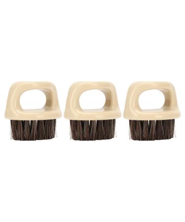 3-piece shaving brush soft bristles comfortable ring lightweight and portable for salon home and travel use