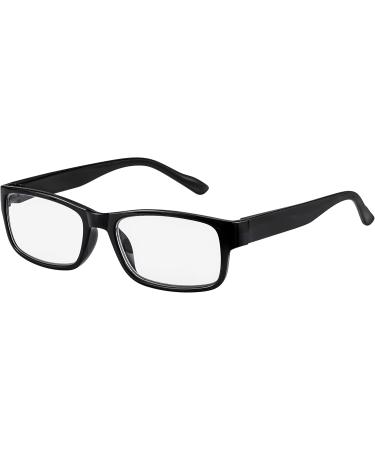 FILTRAL Pack of 3 Classic Reading Glasses - Unisex Spring Hinges Black/Brown/Gray - 1.5 Diopters Reading Aid - Buy Online on GoSupps.com