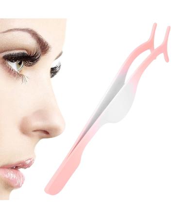 Buy Premium Stainless Steel Eyelash Tweezers - Durable Rust-Free Easy to Use - Color Gradient Orange - Buy Online on GoSupps.com
