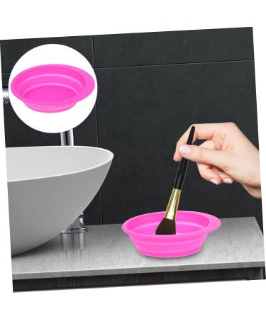 DOITOOL Cleaning Pad Silicone Makeup Cleaning Brush Silicone Brush Cleaning Mat Makeup Brush Cleaner Pad Makeup Egg Cleaner Eye Brush Washing Pad Cleaning Box Cosmetic Silica Gel 14.5x11cm Rosy - Buy Online on GoSupps.com