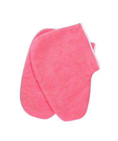 Healeved 1 Set Wax Foot Cover Nursing Accessories Heat Spa Treatment Tanning Mitt Hand Paraffin Gloves Wax Bath Gloves Paraffin Wax Paraffin Foot Covers Manicure Combination Set Red