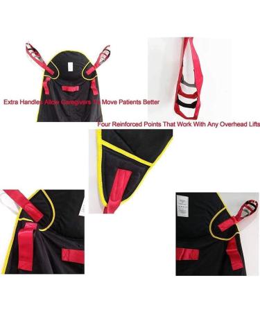 Portable Patient Lift Toileting Sling Patient Lifter Transfer Belt Lifting Sling Patient Care Safety Mobility Aids Equipment with Four Point Support - Buy Online on GoSupps.com