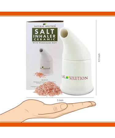 Himalayan Pink Salt Inhaler - Natural Respiratory Therapy Tool - Buy Online on GoSupps.com