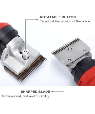 Risegun Horse Shears Replacement Blades 35 Tooth Professional Carbide Clipper Blades Horse Clipper Replacement Blade Carbide Livestock Hair Trimmer Universal Blades for Horse Equine Goat Pony Cattle - Buy Online on GoSupps.com