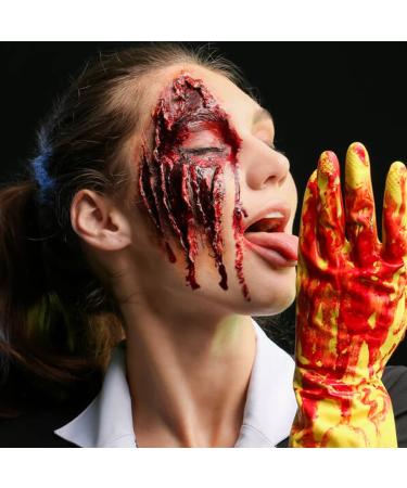 Shop La Catrina Halloween Fake Blood Makeup Kit - Realistic SFX Blood Spray & Dripping Blood for Zombie Vampire Monster Costumes | Washable Special Effects Makeup - Buy Online on GoSupps.com