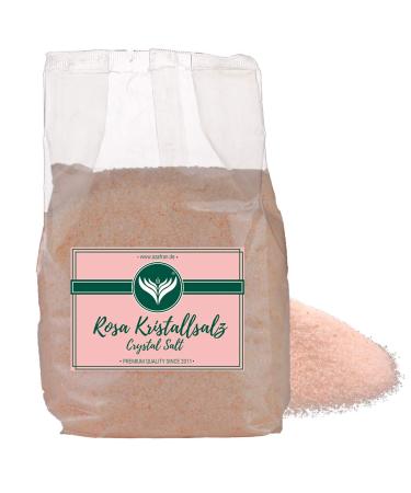 Azafran Pink Crystal Salt (known as Himalayan Salt) Rock Salt fine 1kg 1 kg (1 pack)