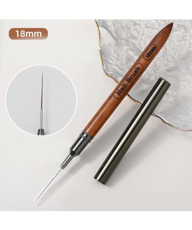 6/9/12/15/18mm Nail Art Brush Pull Line Painted Pen Nail Nail Dotting Tools Nail Art Liner Brush For Nail Artists Nail Art Design Painting Brush Nail Art Brush Nail Dotting Tools For Nail Artists - Buy Online on GoSupps.com