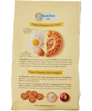  Italian Gourmet E.R. Mulino Bianco Tarallucci Pack of 12 shortbread biscuits with fresh eggs 350g biscuits + 400g Italian gourmet polpa - Buy Online on GoSupps.com