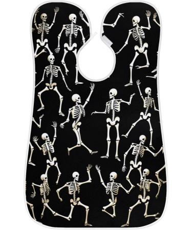 Skeleton Beard Bib Apron - Ultimate Beard Hair Catcher for Men | Perfect Father's Day & Christmas Gift | Includes 2 Suction Cups - Buy Online on GoSupps.com