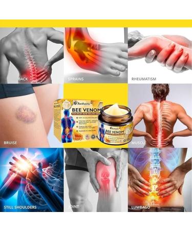 Bee V-enom P-ain-Relief Bone Care CreamS Professional Bee V-enom Ointment BEE V-enom Joint Relief Moisture C-ream Bee V-nom Pain-Relief Bone Healing Cream (2 pcs) - Buy Online on GoSupps.com