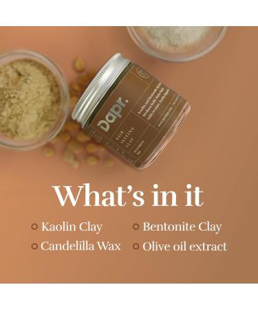 Hair Setting Clay (100g) - Medium Hold Matte Finish | Sculpted Hair Styling | International Shipping Available - Buy Online on GoSupps.com