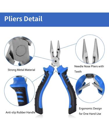 Jewelry Pliers 8Pcs Set  Jewelry Making Tools  Mini Precision Pliers Kit with Wood Pallet  Needle Nose Pliers  Wire Cutters  Diagonal Pliers etc. Pliers for Jewelry DIY Crafting Beading Repairing - Buy Online on GoSupps.com